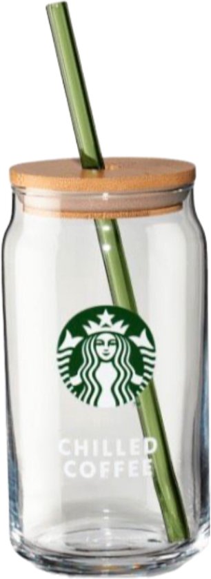 Starbucks Cup - Gobelet transparent - Avec paille et couvercle - Gobelet en  Verres -... | bol