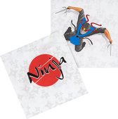 Boland - 20 papieren servetten 'Ninja' - Superhelden - Superhelden
