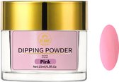 AT-Shop - Dipping Powder - 322 Pink - Te Gebruiken met elk merk Dip Powder - Dip poeder - Dip nagel - Nailart - Nail- Pink Gellac starter set