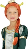 Smiffys - Shrek Princess Fiona Pruik Kinderen - Oranje/Oranje