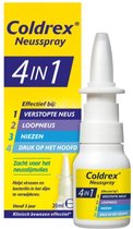 Coldrex 4-in-1 Neusspray - neusspray opent, reinigt en zuivert de neus - 20 ml