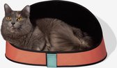 lit pour chat Terracotta - Lit pour chat - Fond antidérapant - 27 x 46 x 23 cm - lit pour chat ultra confortable