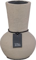 STILL - Kleine Flesvaas - Bol Vase No Fan - Taupe - 13x20 cm
