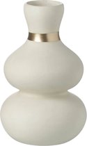 Vase Parlane Astrape crème 23 cm - vases décoratifs - vase en céramique - vase fait main