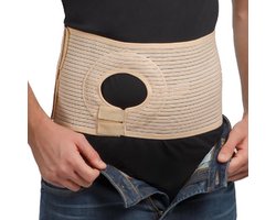 Omslag van Mövibrace - Stomaband buik - Stoma - Colostoma en Ileostoma - Unisex - Beige