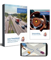 Auto Theorieboek 2024 met Samenvatting en Apps - Theorie Leren CBR examen - De Theorieboer