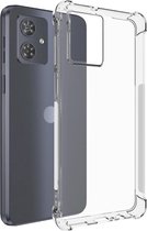 Casemania Hoesje Geschikt voor Motorola Moto G54 Transparant - Anti-Shock Hybrid Back Cover
