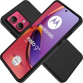 Casemania Hoesje Geschikt voor Motorola Moto G84 Zwart - Siliconen Back Cover