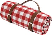 vita bona picknick kleed 200 x 200 cm - waterdicht picknickleed met handvat - picknick kleed opvouwbaar - strand deken