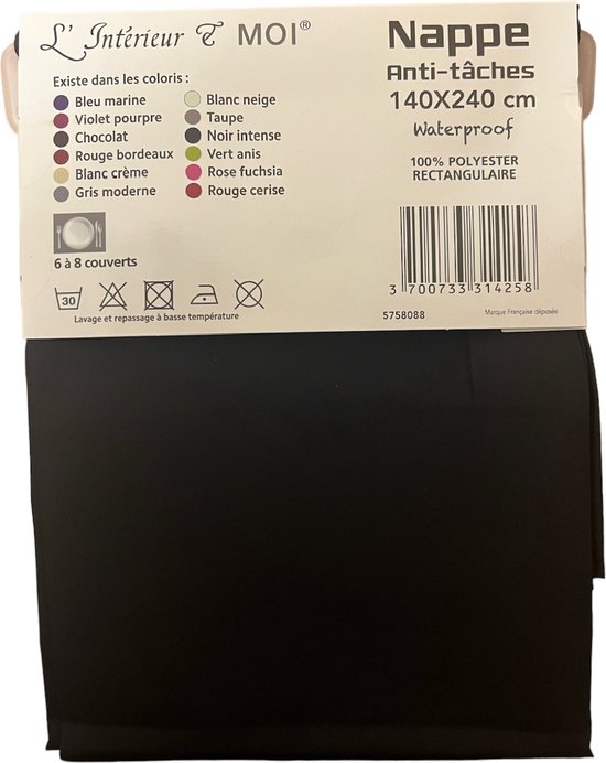 Tafelkleed Damast 130 X 180 Cm aanbieding bij Wibra