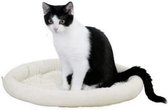 Kattenmand, kattenbed, opvouwbaar, voor katten of kleinere honden, zacht, pluizig kunstbont