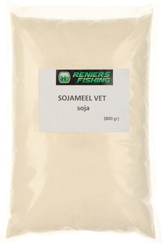 Reniers Fishing Sojameel Vet 1kg - Geroosterde Sojabloem voor Boilies en Aasmixen van Reniers Fishing — afbeelding 2