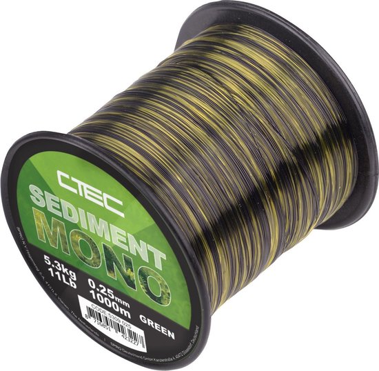Spro C-Tec Sediment Monofilament Vert 0.40mm / 12.2kg | Ligne de pêche