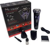 Surker SK-2022 3 in 1 scheerapparaat - tondeuse - trimmer baard - cadeau voor man