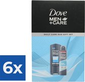 Dove Geschenkset - Men Care Clean Comfort - Duo - Douchegel & Deospray - Voordeelverpakking 6 stuks