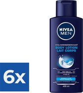 NIVEA MEN Bodylotion - Vitaliserend - 400 ml - Voordeelverpakking 6 stuks
