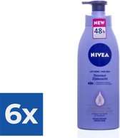 Nivea Body Milk Zijdezacht - 400 ml Met Pomp - Voordeelverpakking 6 stuks
