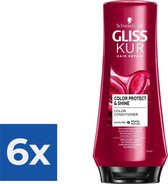 Gliss Kur Conditioner Color Protect & Shine 200 ml - Voordeelverpakking 6 stuks