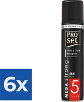 Proset Hairspray Mega Strong - Pack économique 6 pièces