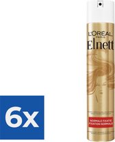 L’Oréal Paris Elnett Satin Haarspray Normale Fixatie - 300ml - Voordeelverpakking 6 stuks