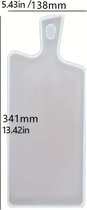 Siliconen mal - Snijpank - Borrel Plank - Epoxy gieten - 34,1 cm hoog