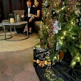 Christmas Deco Bag (The Original) - Bekend van televisie! - Nooit meer last van dennennaalden na kerst en een mooie kerstrok onder de boom! Gemaakt van stevig duurzaam materiaal, daardoor voor heel veel jaren te gebruiken!