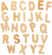 Houten letters - A tot Z letters - Houten alfabet letters - Creatief - Hobby - Knutselen.