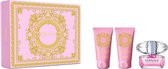 Versace Bright Crystal EDT Spray 50ml + Shower Gel 50ml + Body Lotion Gift Set 2023