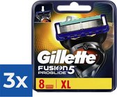 Gillette Fusion5 ProGlide -Scheermesjes - 8 Stuks - Voordeelverpakking 3 stuks