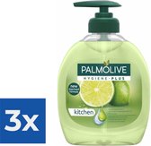 Palmolive Handzeep Hygiëne-Plus Anti Bacterieel - Limoen - 300 ml - Voordeelverpakking 3 stuks
