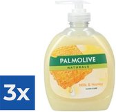 Palmolive Melk & Honing Handzeep Pomp - Voordeelverpakking 3 stuks