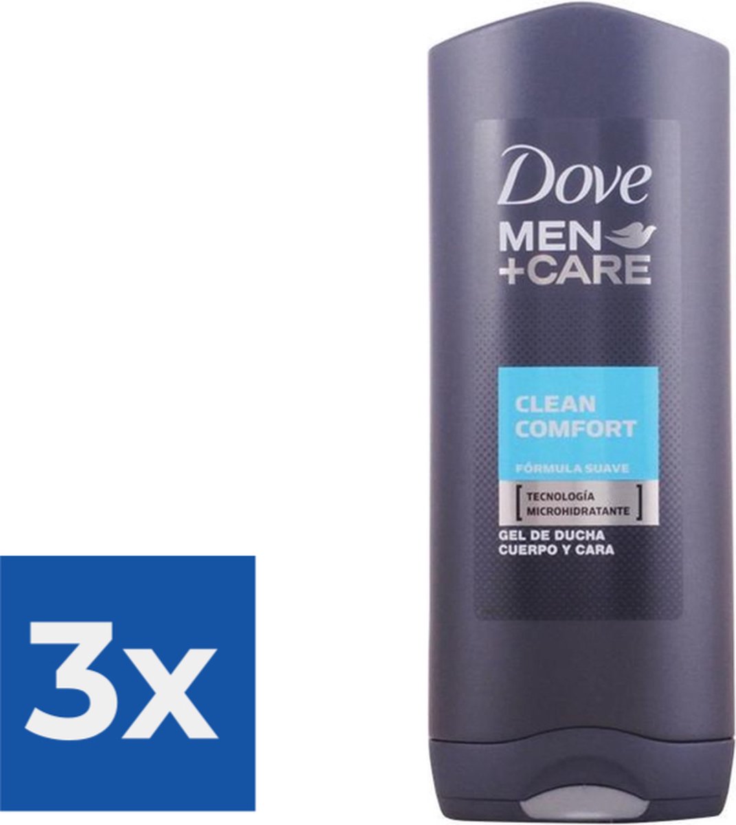 Goedkoopste Dove Men Care clean comfort - 400 ml - shower gel - Voordeelverpakking 3 stuks