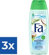 Fa Douchegel - Coconut Water - Voordeelverpakking 3 x 250 ml