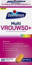 Davitamon Multi Vrouw 50+ - 22 essentiële vitamines en mineralen - 60 tabletten
