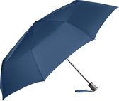 Duurzame Mini Zakparaplu - 6 Kleuren Paraplubekleding Gemaakt van Gerecyclede Materialen - Ecologisch Verantwoord Hoogwaardig Stabiel Windbestendig, marineblauw