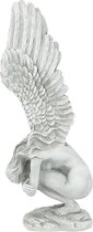 Statue religieuse de jardin l'ange de la mémoire et de la rédemption, 38 cm