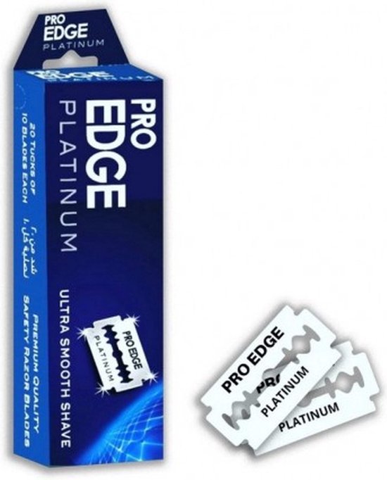 Pro Edge Plus Pro Edge Double Edge Blades - 100 Stuks - Super Smooth Shave | bol