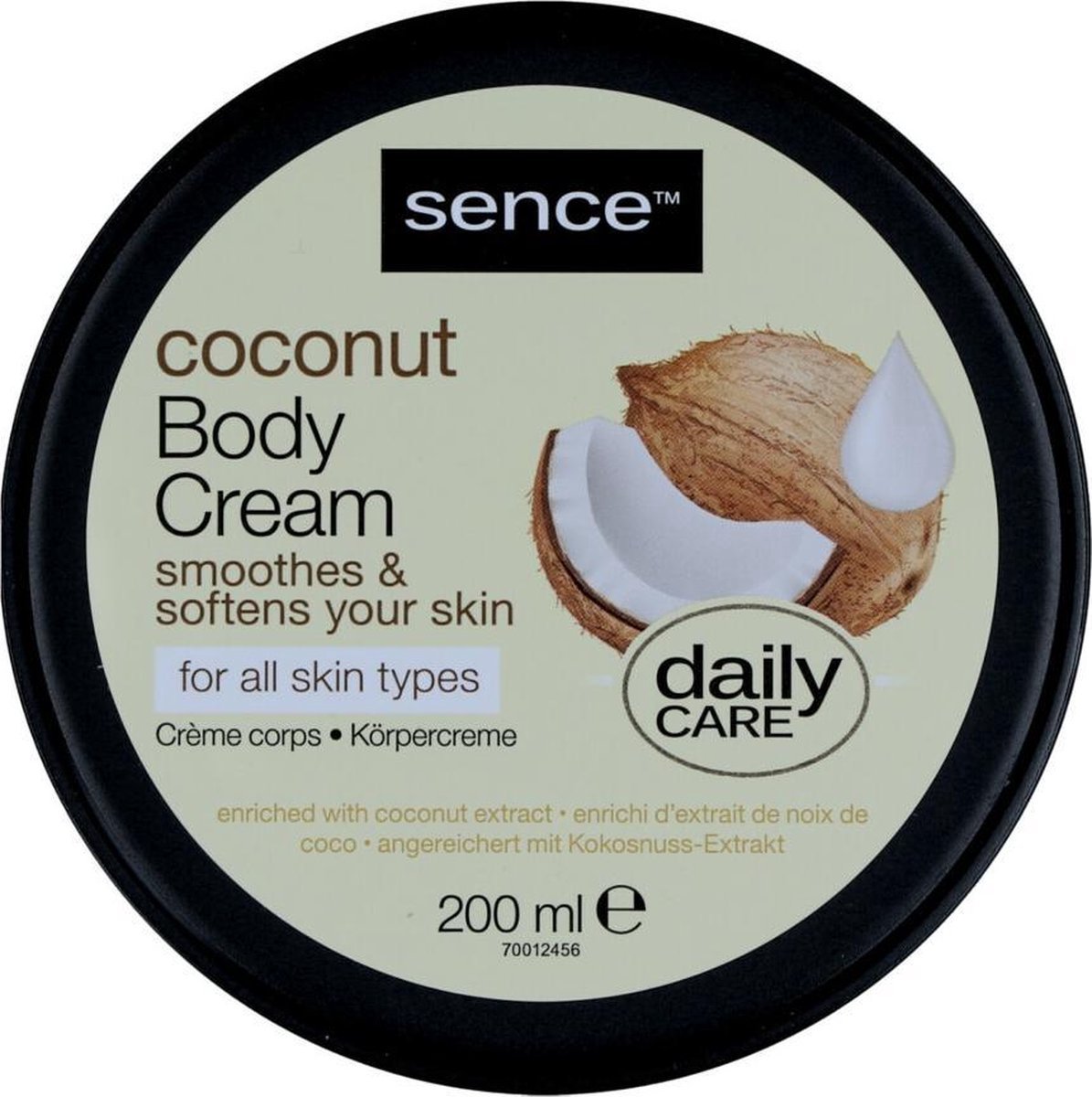 Sence Bodycreme Kokos 200 ml.