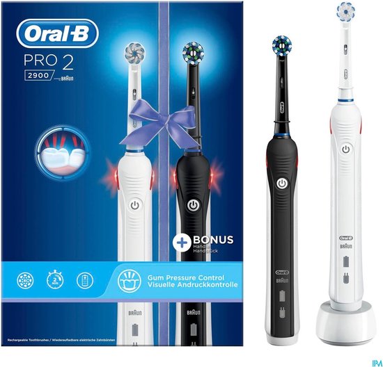 Oral-B PRO 2 2900 - Elektrische Tandenborstel - Duopack - Oral B