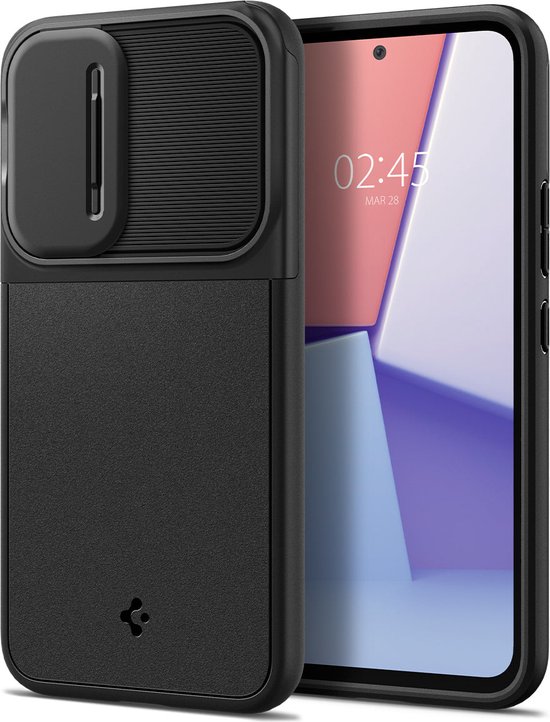 Spigen Black Optik Armor Case - For Samsung Galaxy A54 5G
