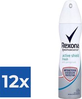 Rexona Deospray  Active Protection + Fresh 150 ml - Voordeelverpakking 12 stuks