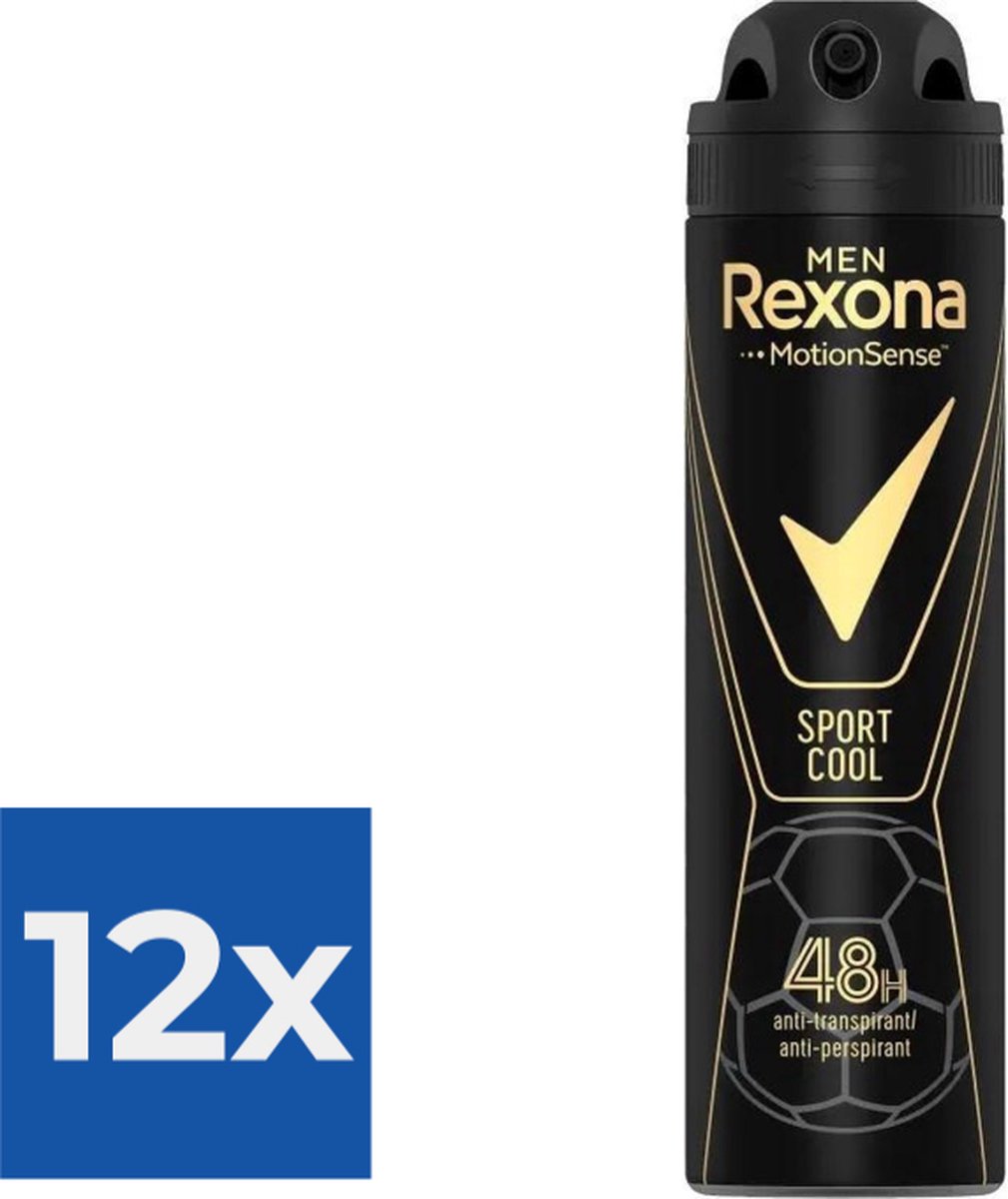 Goedkoopste Men Sport Cool 48h Anti-transpiratiespray 150ml - Voordeelverpakking 12 stuks