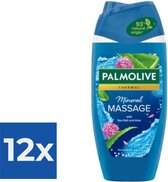 Gel Douche Palmolive - Massage Minéral 250 ml - Pack économique 12 pièces