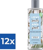 Love Beauty and Planet Douchegel Coconut Water & Mimosa Shower - 400 ml - Voordeelverpakking 12 stuks