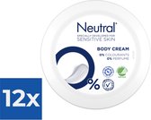 Neutral Parfumvrij Body Cream 250 ml - Voordeelverpakking 12 stuks