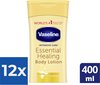 Vaseline Intensive Care Essential Healing Bodylotion 400 ml - Voordeelverpakking 12 stuks