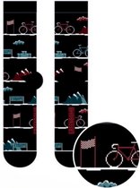 GreenBomb - sokken bike race win- zwart - fietsen - fiets - fietsprint