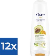 Dove Conditioner - Strengthening Ritual Avocado 200ml - Voordeelverpakking 12 stuks