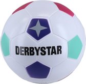 Derbystar Minisoftbal V23 Wit / mint / lila / rood doorsnede 7,5 cm omtrek 23cm