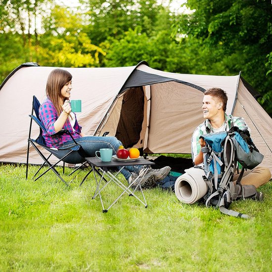Table Camping Aluminium Rigidon Table Pliante Camping RIGIDON Aluminium - 56x40cm - Ultra Légère 1.5kg - Pour Randonnée Pique-nique Table Aluminium Portable Extérieur
